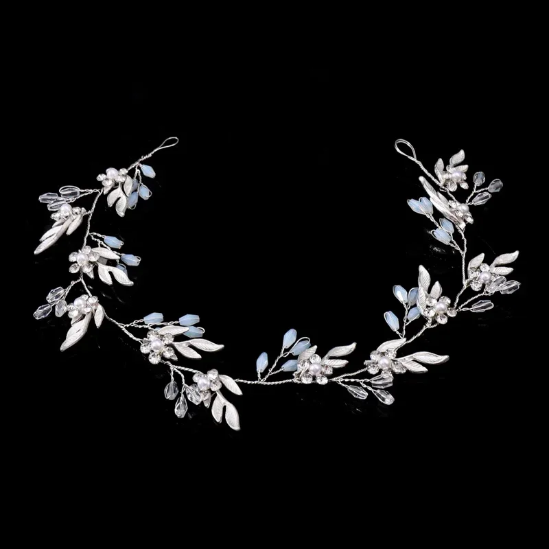 Fascia per capelli con fiori scintillanti, fascia per capelli decorata con strass, fascia per capelli da festa, accessorio per capelli da donna - Italia