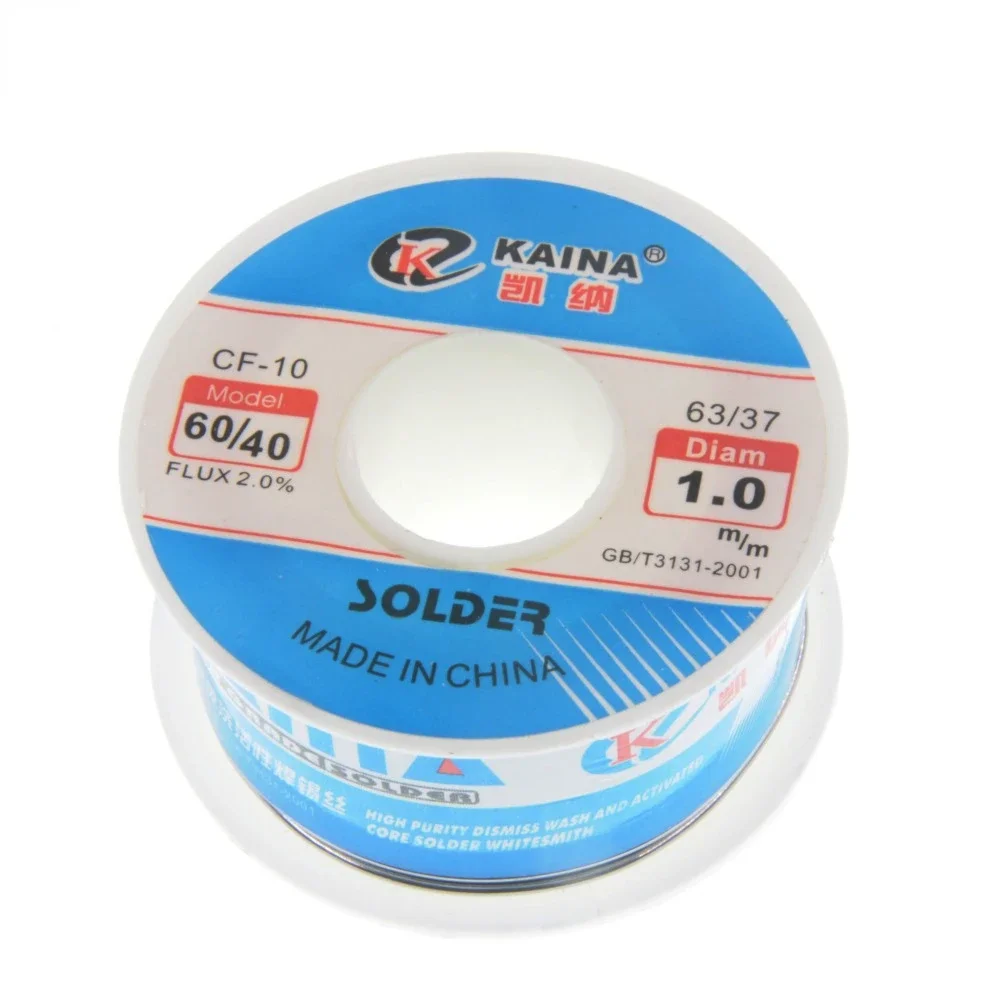 Solder Wire Tin 0.5/0.6/0.8/1.0/1.2/1.5/2.0mm Roll Clean Rosin Welding Core Flux Reel Tube