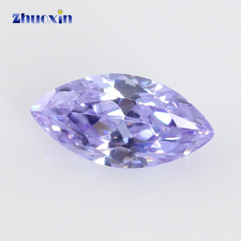 

1.5x3-10x20mm Marquise Shape 5A Lavender CZ Stone Synthetic Gems Cubic Zirconia Beads For Jewelry