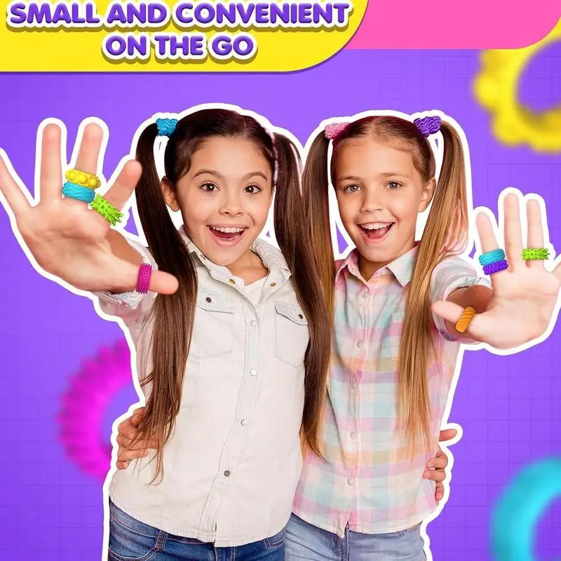 Fidget Toy Sensory Fidget Toy Anti Stress Toy Finger Sensory Toy Acupressure Finger Rings 6pcs Acupressure Rings Spiky Sensory Finger Rings Set For Teens Adults Stress Reducer Massager Stress Relief Fidgets Toys 3447902 6pcs Acupressure Rings Spiky Sensory Finger Rings Set For Teens Adults Stress Reducer Massager Stress Relief Fidgets Toys