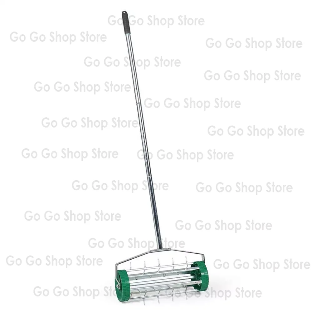 Lawn punching hole loose soil cracking tooth oxygen breather garden ...