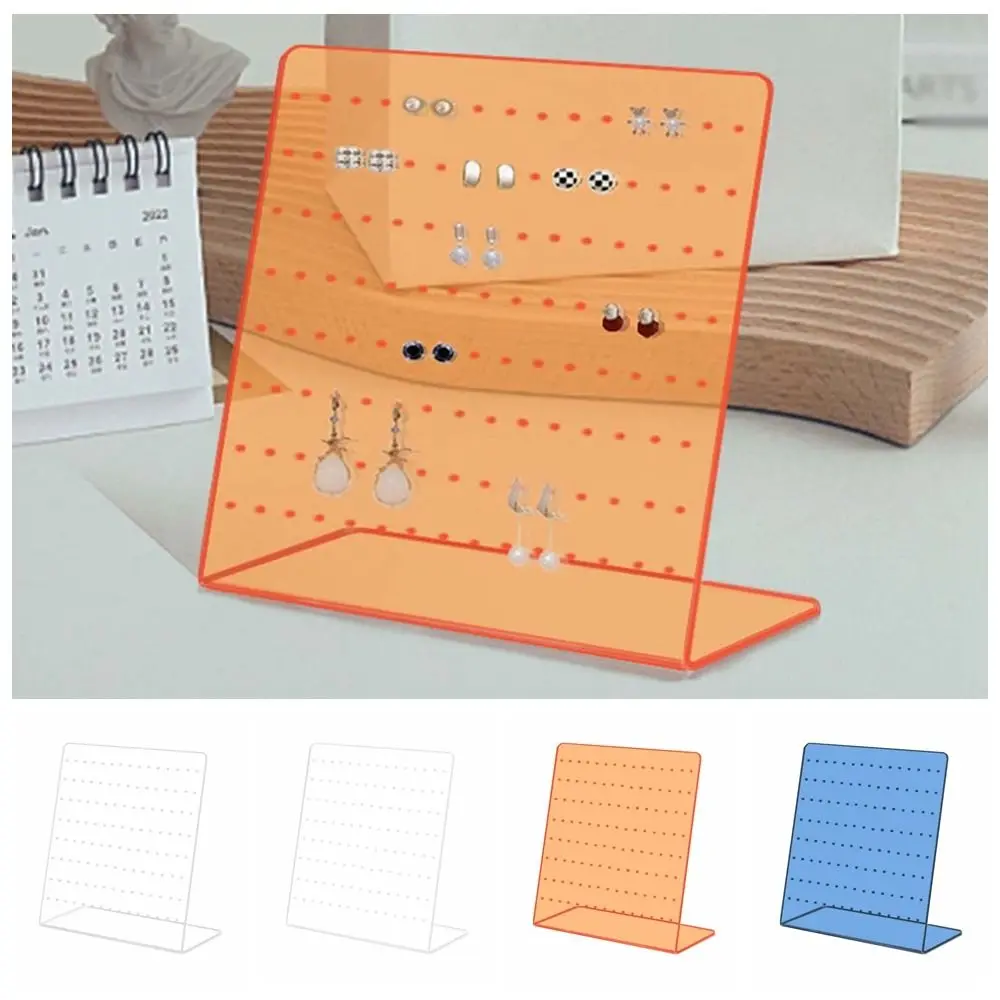 

Fashion Accessories Acrylic Earrings Display Rack Organizer Jewelry Display Earring Holder Earring Rack Transparent