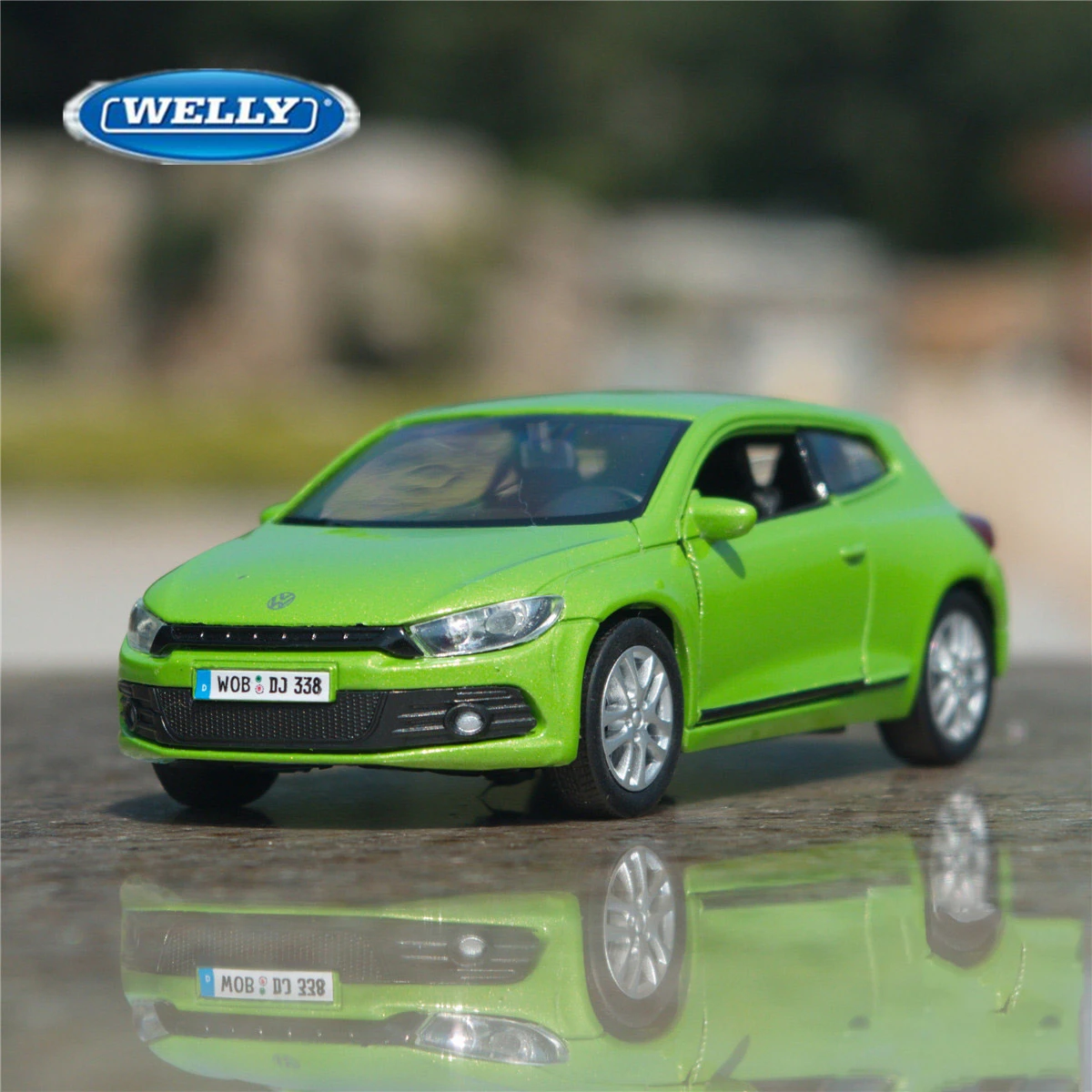 WELLY 136 Volkswagen Scirocco Alloy Car Model Diecasts Metal Toy Pull