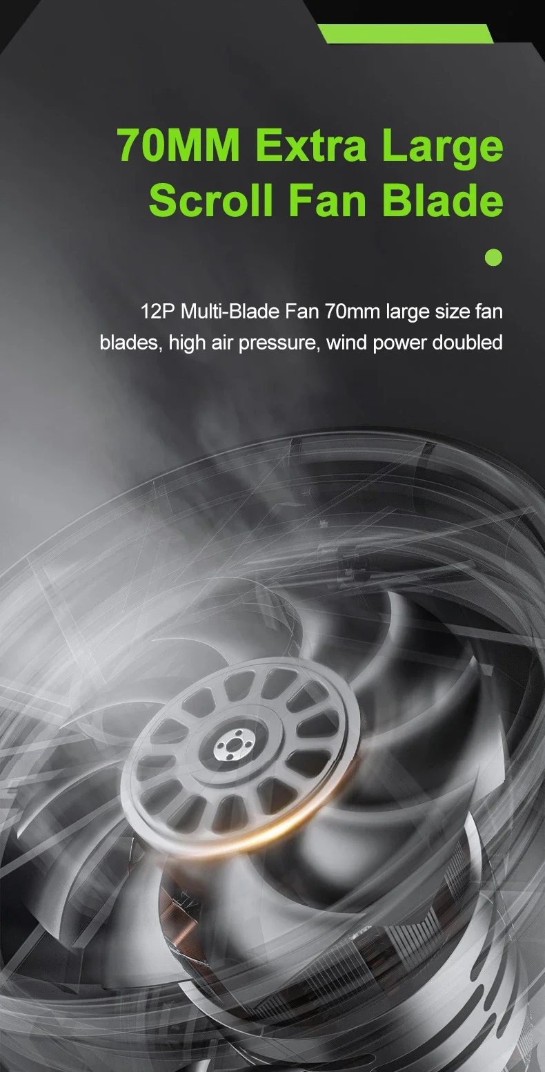3-in-1 leistungsstarkes Staubblaswerkzeug für Auto/Schnee/Blätter, 21 V Handheld-Turbo-Jet-Lüfter, kabellose Luftpistole mit wiederaufladbarem Akku – Detail 6