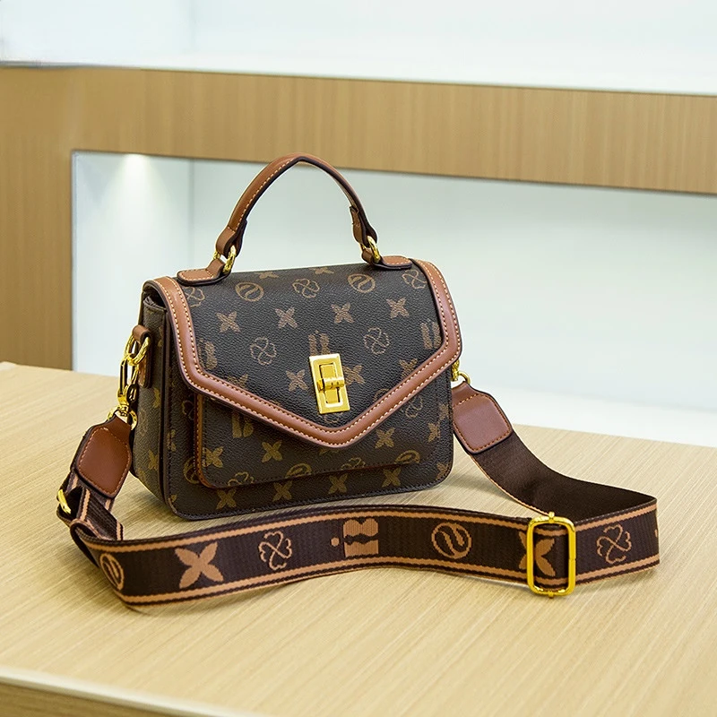 LV Louis Vuitton Women's Fashion Printed Vintage Crossbody Shoulder