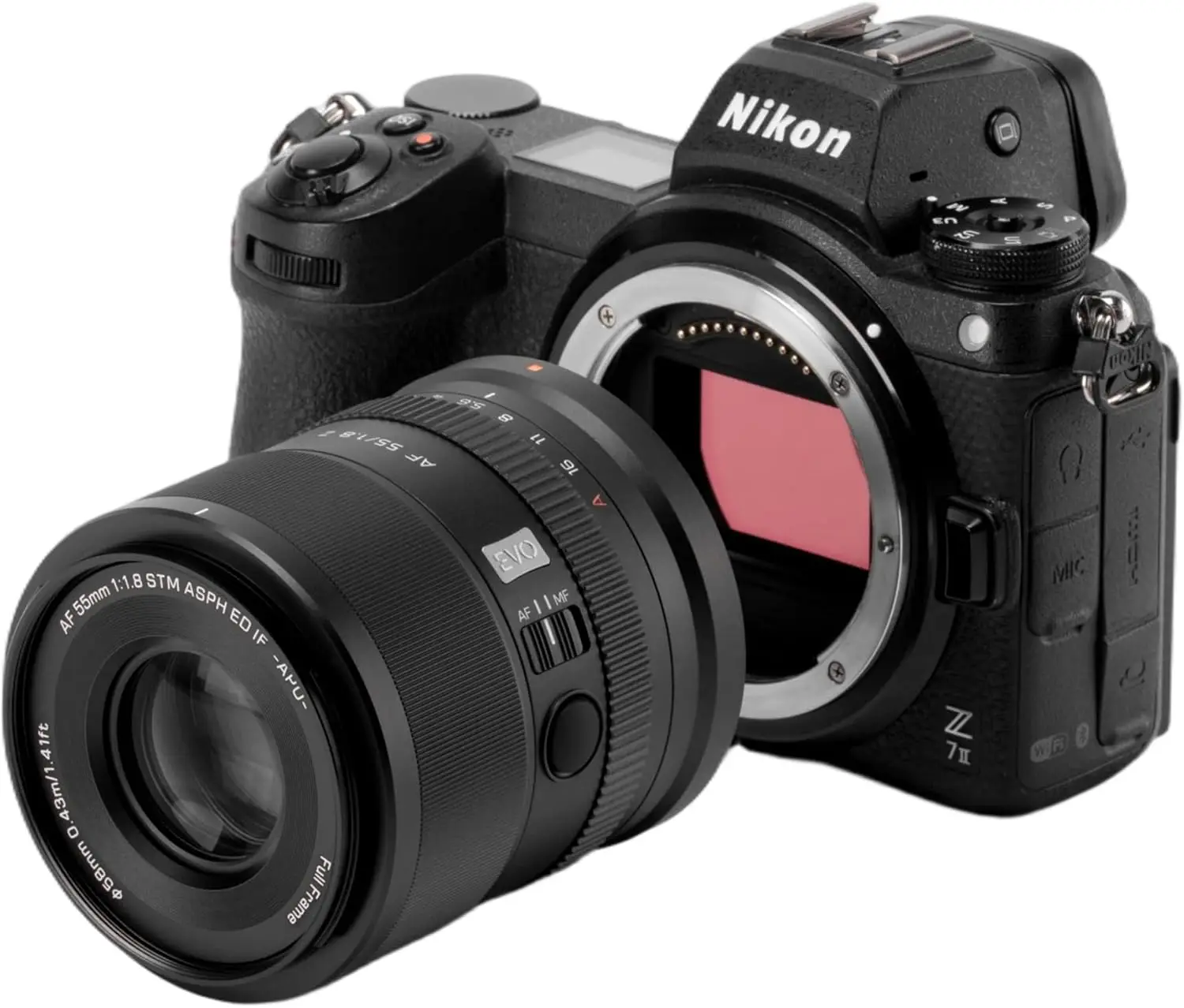 VILTROX 55mm F1.8 EVO 풀프레임 자동 초점 렌즈 STM 무소음 AF ( E 마운트, 니콘 Z 마운트 카메라용)