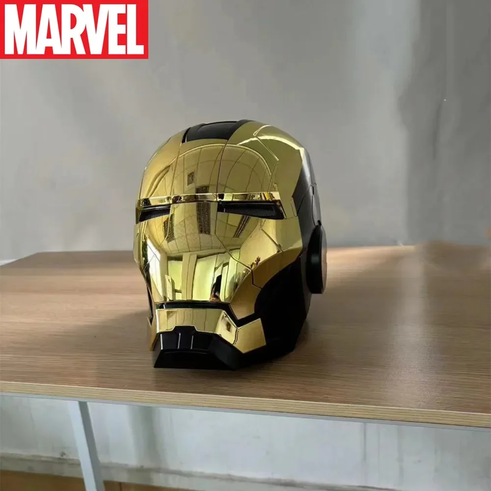アイアンマンヘルメット LEDライト付き Marvel-MK85アイアンマンLEDライト付き電気ヘルメット,マーク85