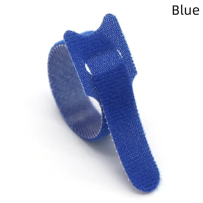 Releasable Cable Ties Wire Organizer Black 15 20 25 30cm Nylon Hook Loop Straps Wrap Zip Bundle Bandage Tie Plastics Fastening - Image 7