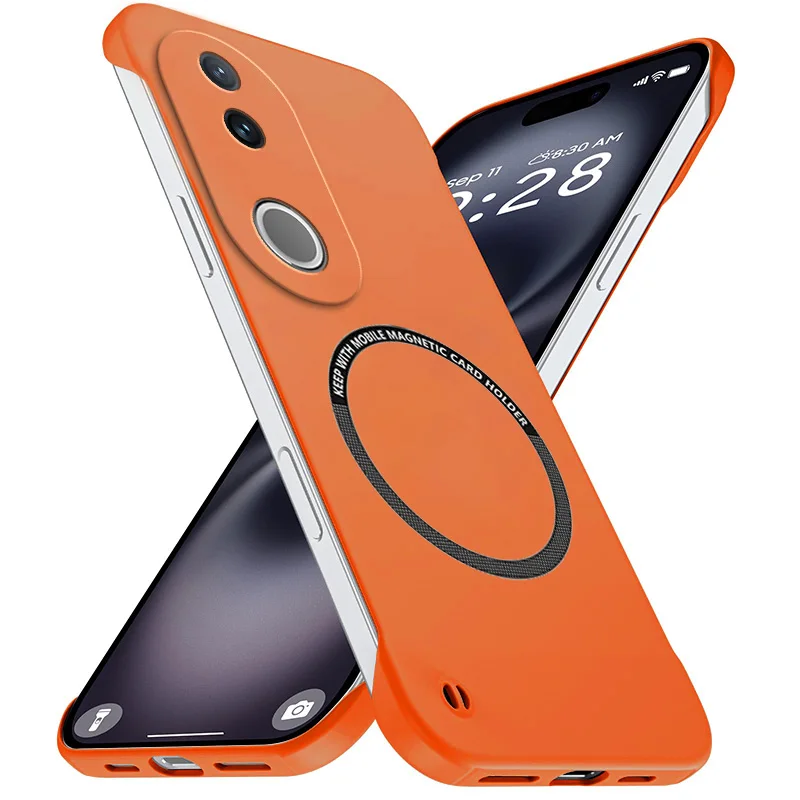 Magnetic Slim Frameless Matte Anti-Scratch Hard Cover - Shockproof Armor