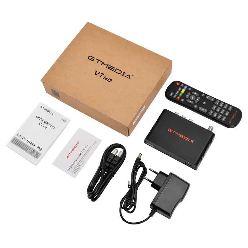 Original GTMEDIA V7HD V7 HD DVB-S S2 S2X Satellite Receiver Support CCAM IKS AVS+ VCM/ACM/multi-stream/T2MI Youtube Youporn