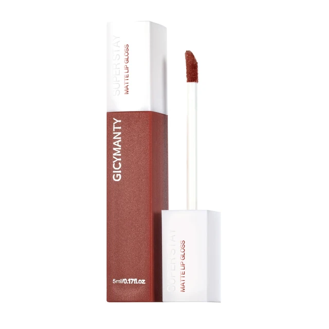 GICYMANTY Matte Velvet Lip Gloss Sexy Red Long Lasting Waterproof Non-stick Cup Lipstick Makeup