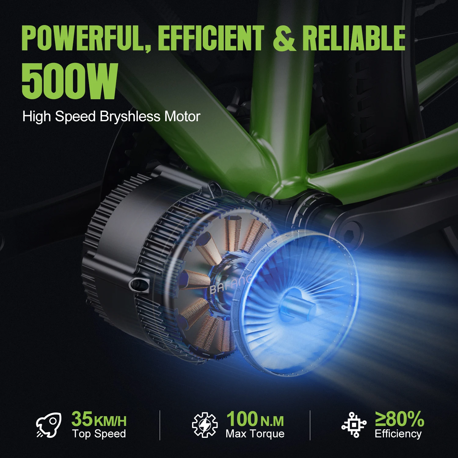 Description Picture 3 of item36V 500W Bafang BBS02B Mid Drive Motor Electric Bike Conversion Kits 8fun BBS BBS02 Bicycle Central Engine eBike MM340.500 Kit