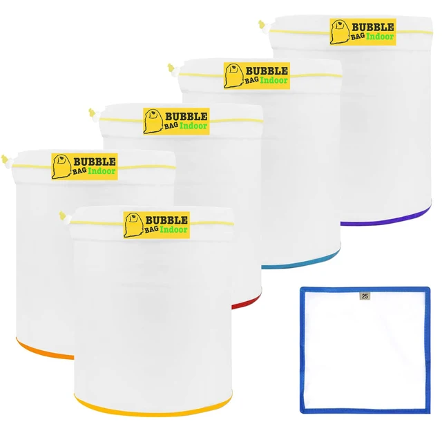 Minden Hálóbuborék -Táska 32Gallon Jégszűrő 25 45 73 90 120 160 190 220Micron Háló Beltéri Kert Virágvörös Boros Növények Diófélék - Image 3