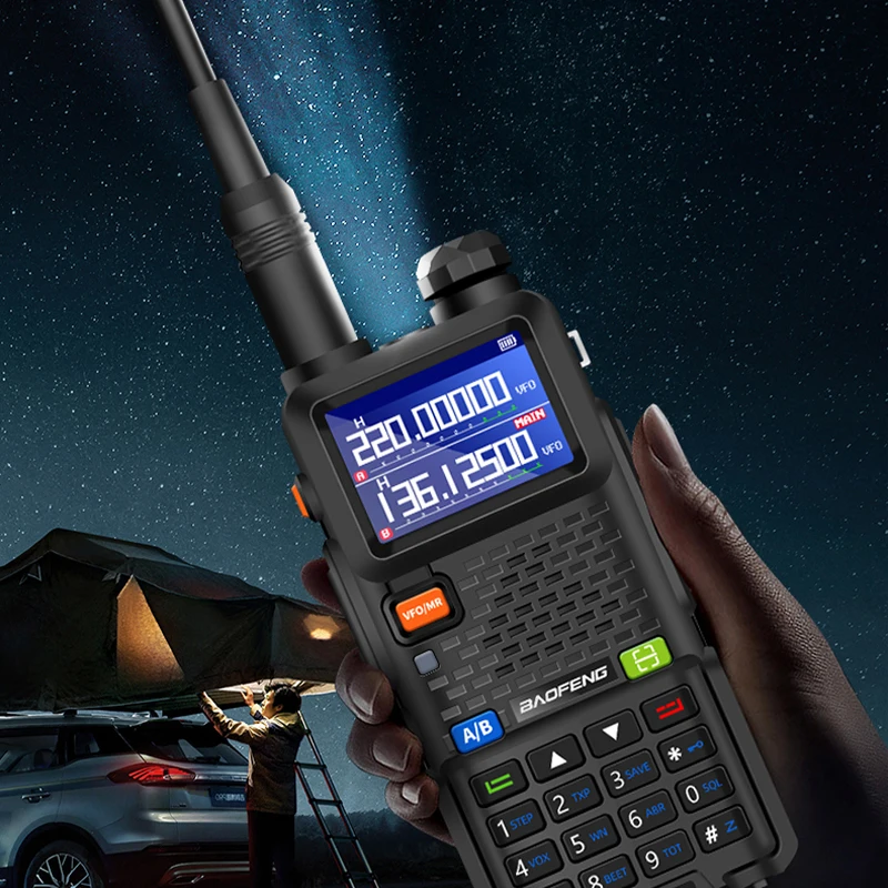 UV-5RM Walkie Talkie Baofeng  14.5W High Capacity Batte USB-C Charger Four-Band 999CH Wirless Copy Frequency Two Way Radio UV-5R 4