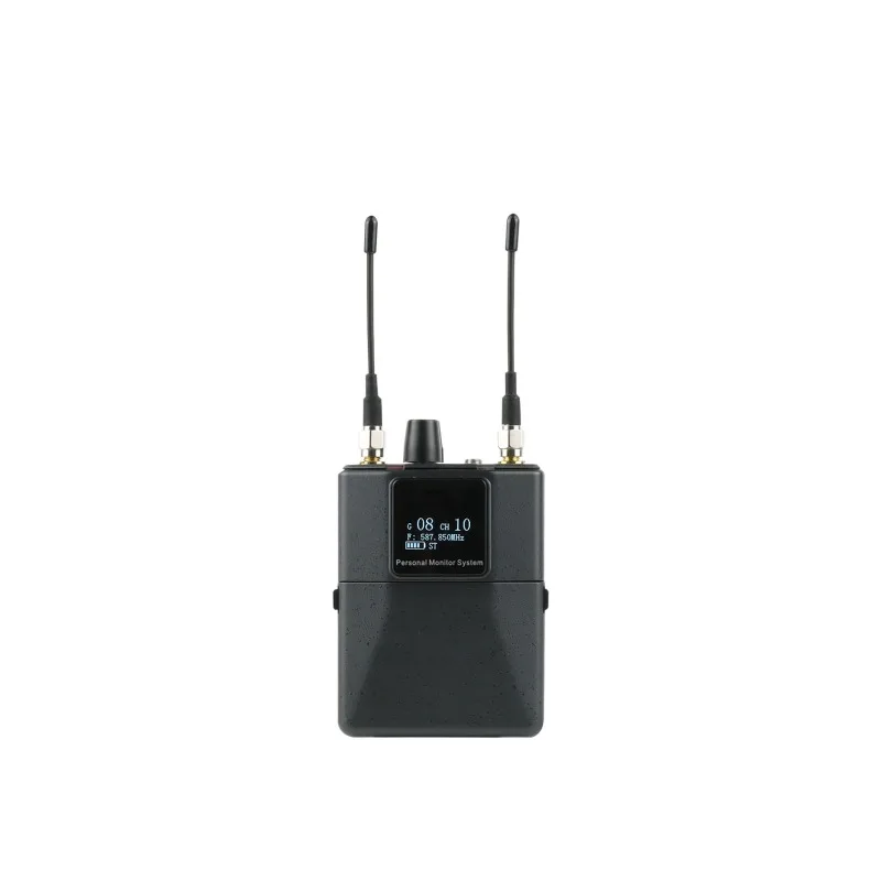 Wireless In Ear Monitor HONGUAN PSM-300 Stereo In Ear Monitor Wireless System Mono Converts to Stereo Digital Signal Processor 28 Bits for Stage Return