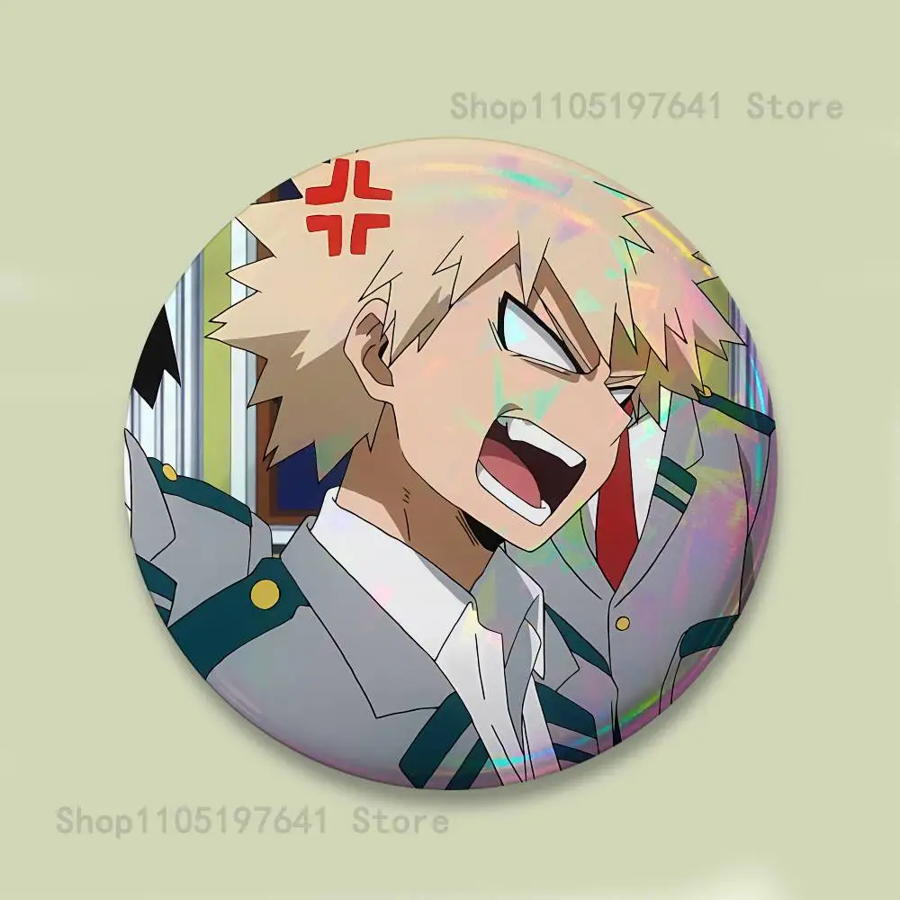 Bakugo Academia Heroes: Creative Button Badge Brooch