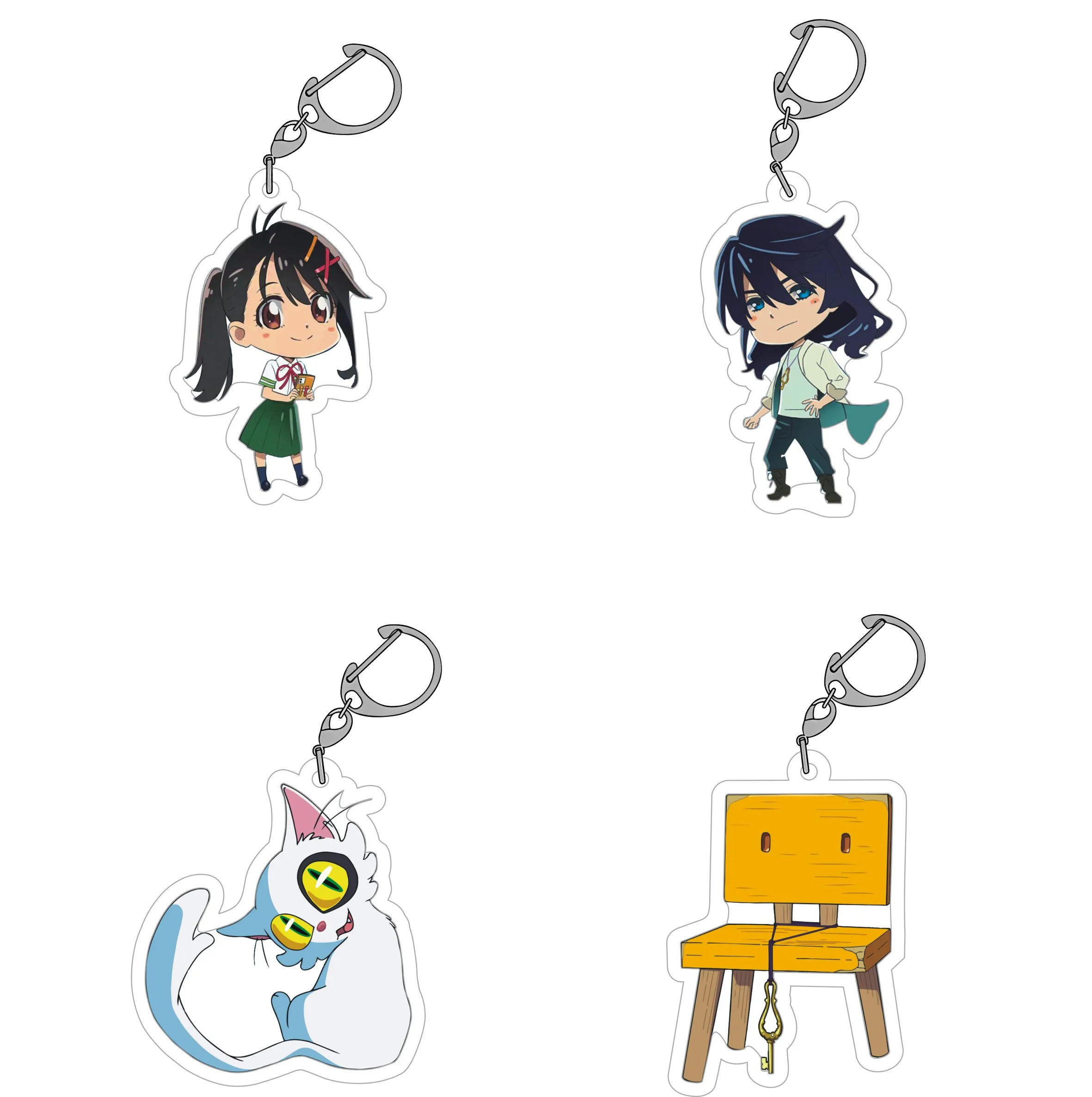 

2023 New Suzume No Tojimari Pendant Keychains Anime key ring Jewelry Gifts