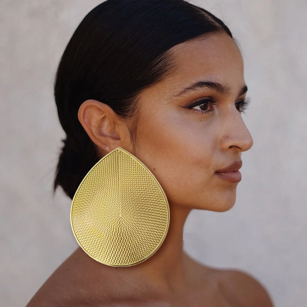 Gold Plated Floral Drop Earrings Women KELMALL 14K Gold Plated Flower Statement Earrings - Large Floral Hoops For Women Silver Flower Earrings