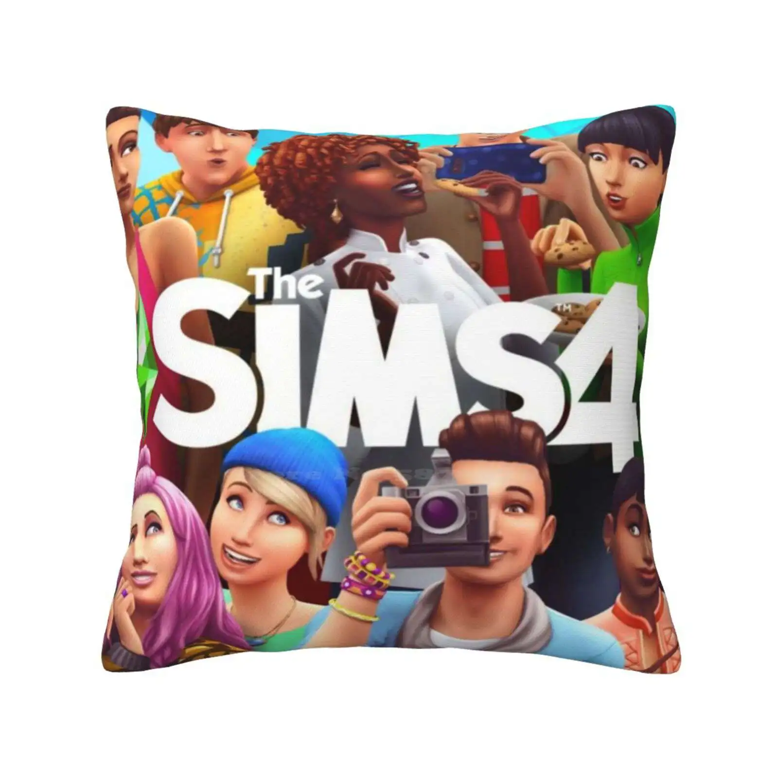 The Sims 4 Videogioco Home Sofa Car Waist Throw Federa The Sims 4 Plumbob The Sims 3 The Sims 2 Gaming Ts4