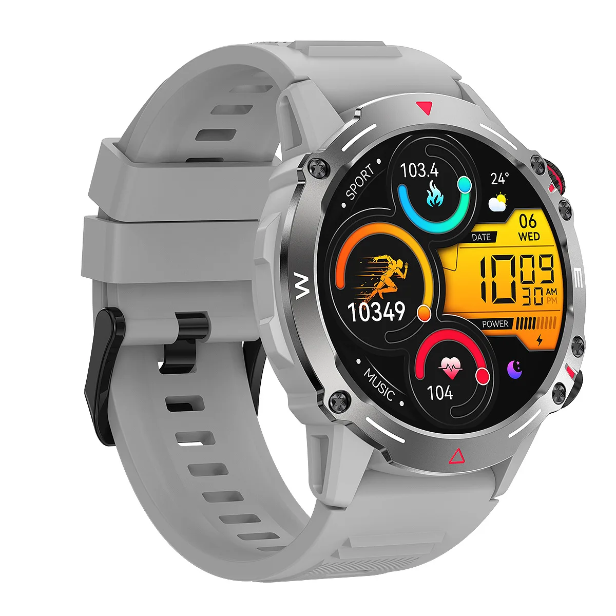 

2023 New 1.43 Inch AMOLED Display Smartwatch Men BT Call NFC Heart Rate IP68 Waterproof AI Voice Sports Smart Watch for Android