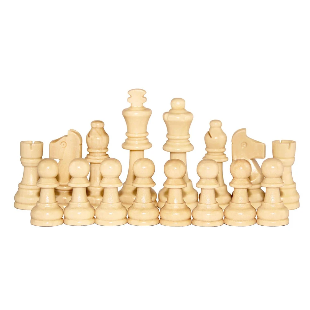 2.2inch King Figures Chess Game Pawns Figurine Backgammon Pieces Wooden Chess Pieces Tournament Staunton Wood Chessmen