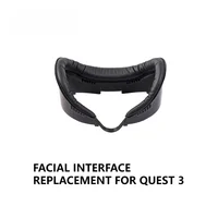 FICEP Replacement Facial Interface Bracket For Meta Quest 3 PU Leather Breathable Sweat Guard Face Pad VR Accessories