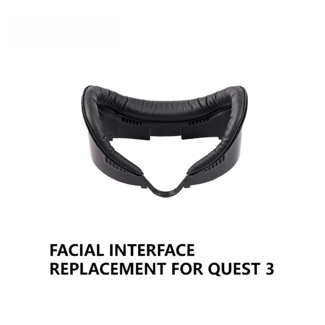 FICEP Replacement Facial Interface Bracket For Meta Quest 3 PU Leather Breathable Sweat Guard Face Pad VR Accessories