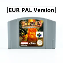  Turok 3 - Shadow of Oblivion 64 Bit Game Cartridge USA NTSC version or EUR PAL version For N64 Consoles 
