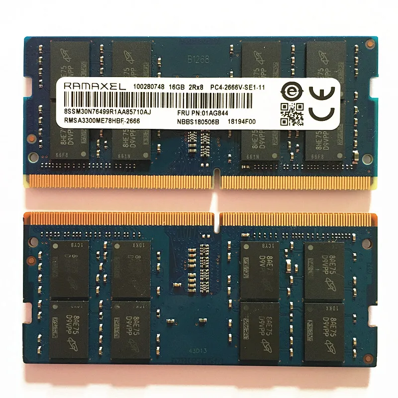 Ramaxel Ddr4 16gb de Memória Sodimm Laptop 16gb 2rx8 Cl19 Pc42666v-se111 1.2v Pc4-21300 Ddr4 2666 Carneiros - Imagem 3