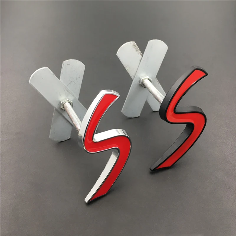 Per Mini Cooper S R56 R53 F56 R50 R52 R57 Accessori 3D Lettere In Metallo Car Front Grill Badge Sticker Mini Cooper S Emblem Logo