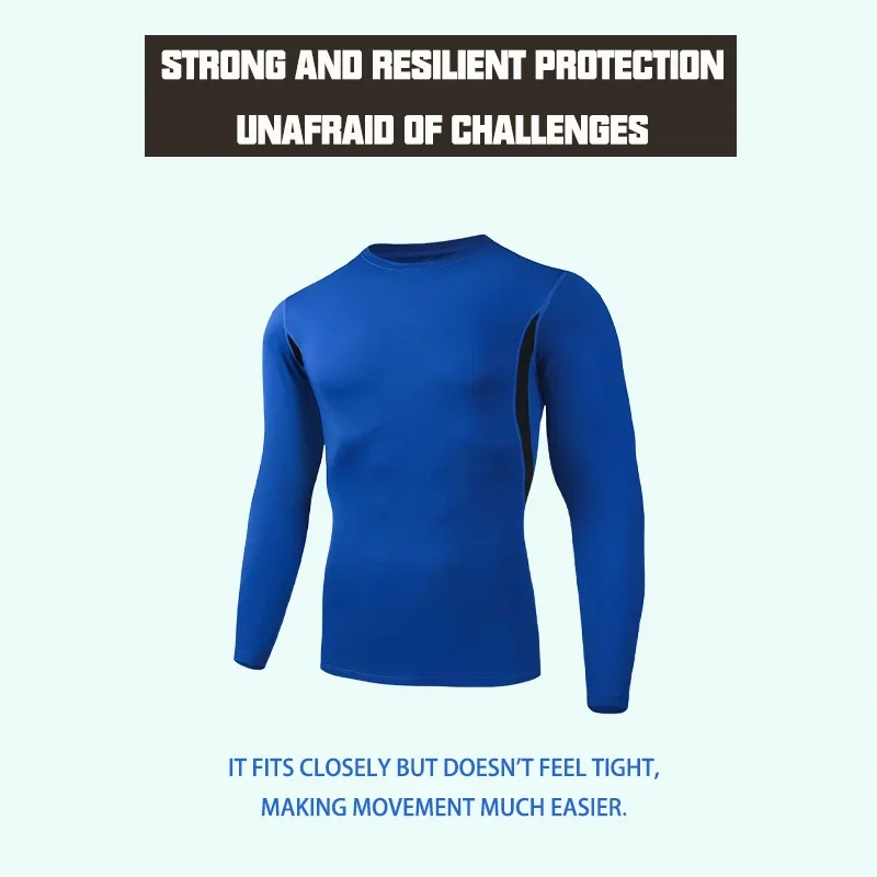 Sports Leggings Tight-fitting long sleeve breathable cycling running basketball sports training stretch sports fitness top