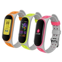 For Mi Band 3/4/5/6/7 Two Color Silicone Strap Mi Band Replacement Silicone Smart Wristband Xiaomi Mi Band 4 5 6 7 Bracelet 1