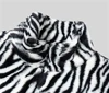 Hip Hop Winter Zebra Stripes Jackets Mens Fleece Harajuku Fuzzy Zipper Coat Jackets for Mens Clothes Oversized Streetwear Jacket 5