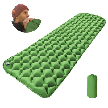 Inflatable Diamond Pad | Portable Camping/Yoga Mat | Lightweight Non-Slip | Easy Blow-Up for Outdoor Fun | Fast Delivery"