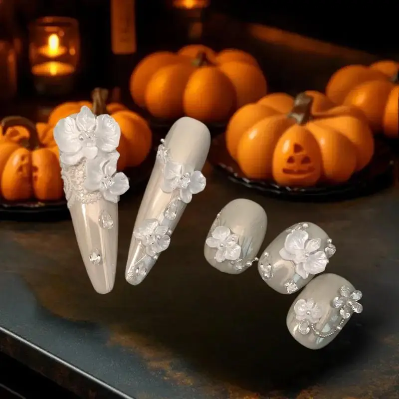 1PC 팔레놉시스 꽃 실리콘 네일 몰드 DIY 달콤한 나비 난초 꽃 디자인 매니큐어 템플릿 조각 네일 아트 몰드 도구