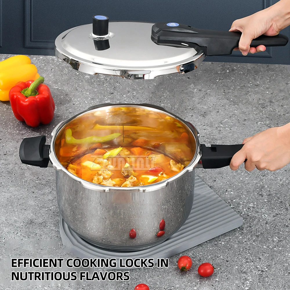 Stainless Steel Kitchen Gas Pressure Cooker Household Gas Induction Cooker Universal Explosion Proof Cooking Pot