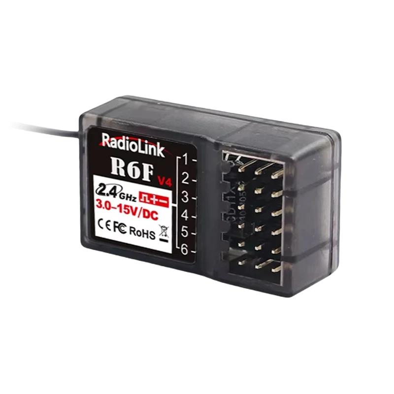Ελεγκτής RC Radiolink R6F 2,4GHz 6 canals με ενσωματωμένο γυρόσκοπο