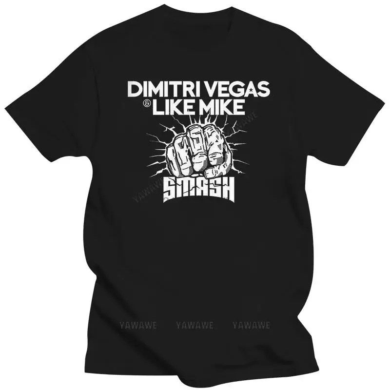 남성용 비치 티셔츠, DIMITRI VEGAS 라이크 마이크 티셔츠, 스매시..