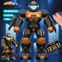 Intelligent RC Robot Toy Programming Voice Controlled Dual Mode Gesture Remote Control LED Dance Robot Toy for Kids Adult Gifts 1