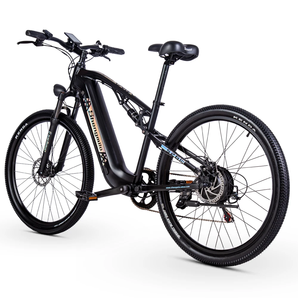 Shengmilo S26 500W 48V 17.5AH Samsung Battery 27.5*2.1 Fat Tires Unisex Adults Mountain & Commuter & Off Road Electric Bicycle