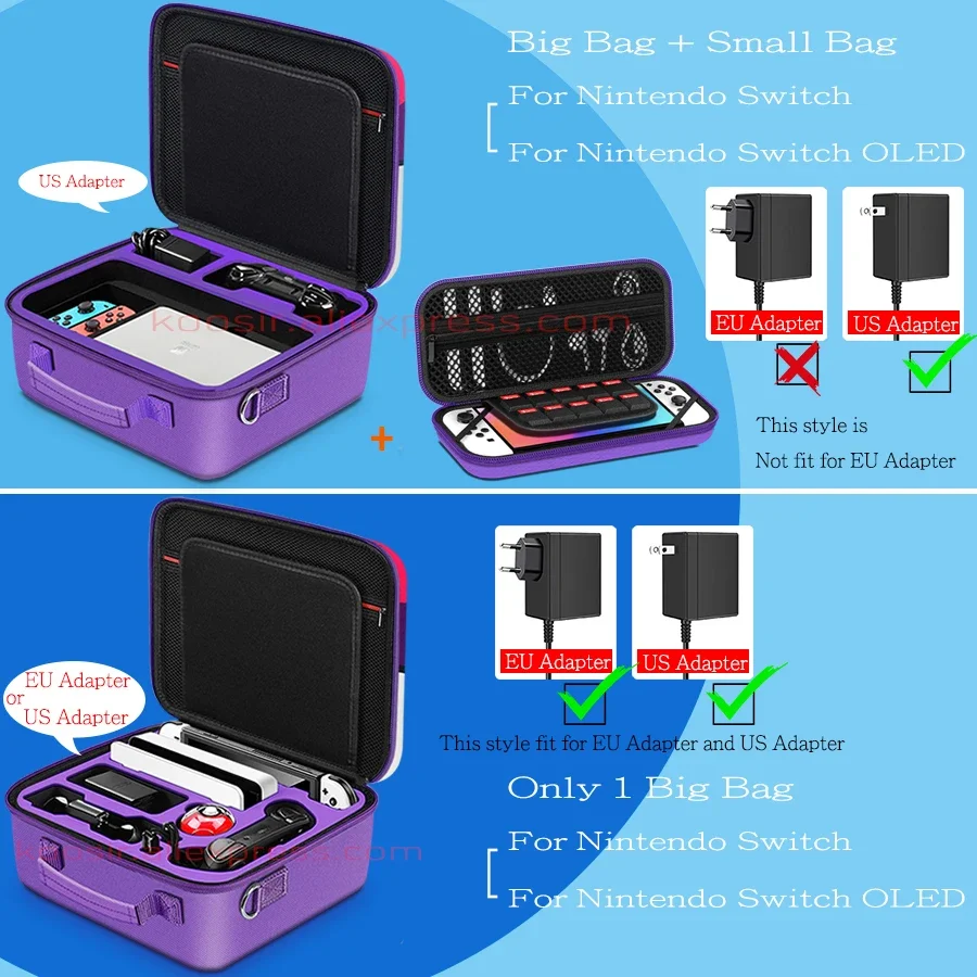 Cute Carrying Case for Nintendo Switch, Hard Cover Shell Storage