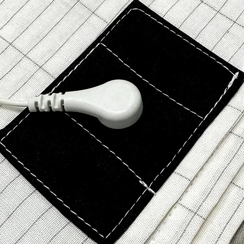 Earthing Bed Sheet Anti-static Grounding Sheet 5% Silver Fiber Conductive Organic Grounding Sleep Radiation Proof Mat 193X203CM 5