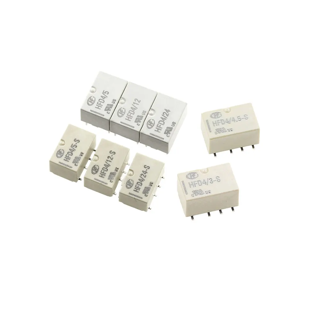 

2pcs DIY Signal communication relay hfd4 / 5V, 12V, 24V s SR 2A 8-pin two groups of conversion patch direct insertion
