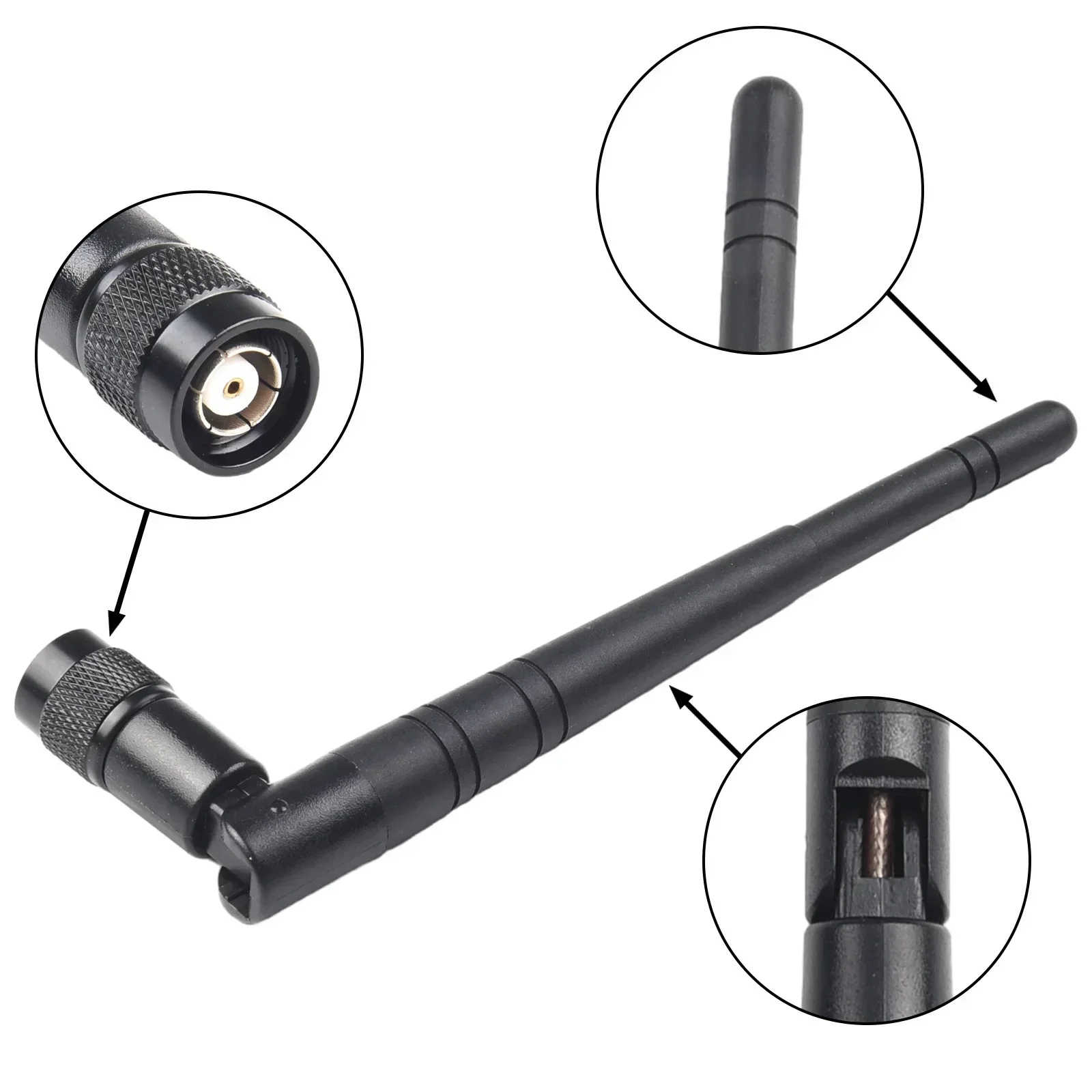 2.4GHz 5dBi Antenna RP-TNC Male Connector