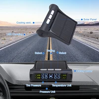 TPMS Solar Tire Pressure Sensor Car Tire Pressure Monitoring System with 4 Wheel Internal External Sensors TMPS - Image 5