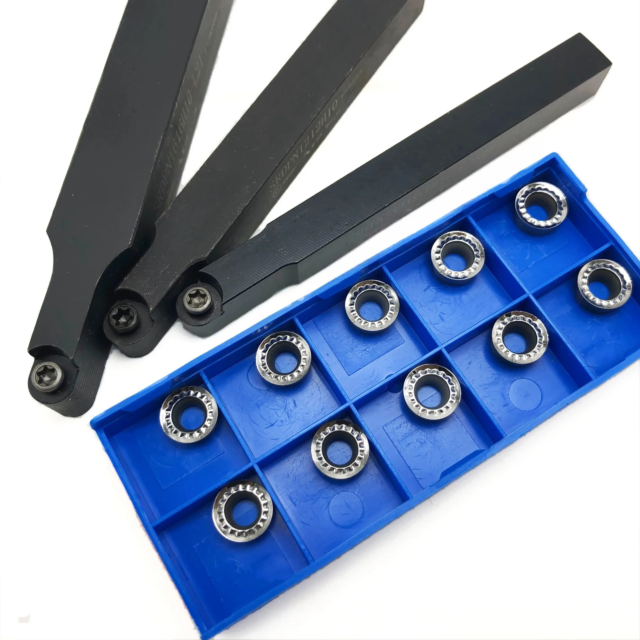 SRDPN1010 SRDPN1212 SRDPN1616 SRDPN2020 SRDPN2525 barra chata CNC suporte de ferramenta externa RCGT10T3MOE AK RPMT10T3MOE inserções de carboneto  1420