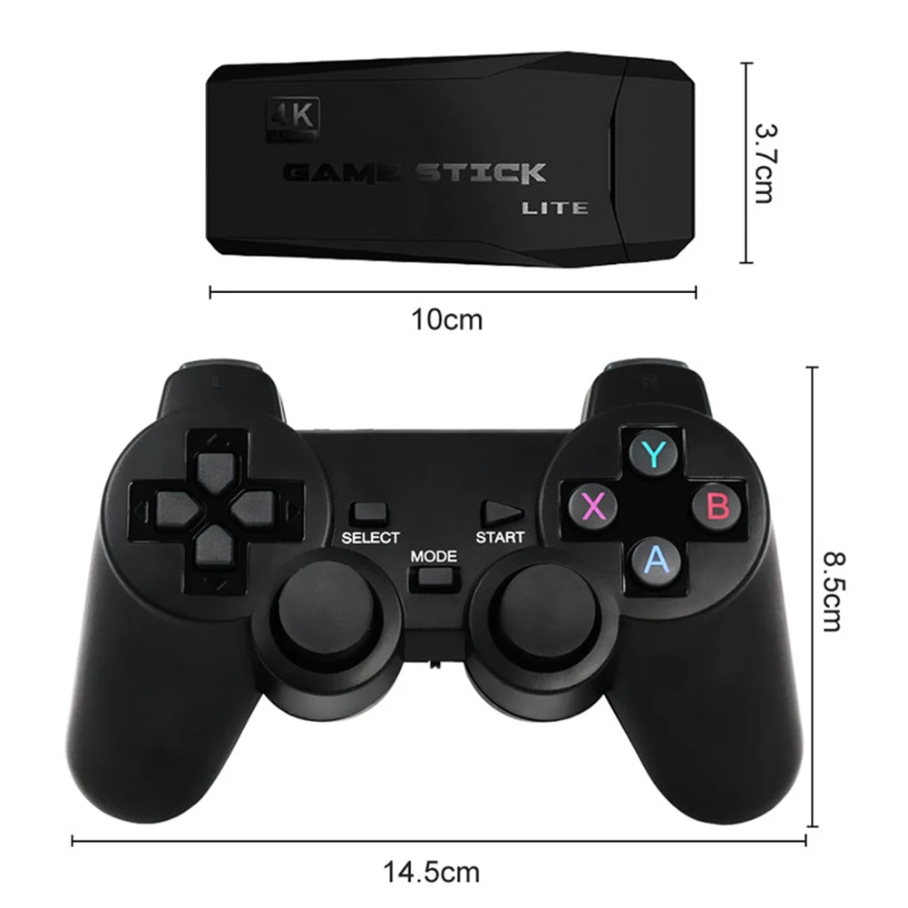 2.4G   Ʈѷ 4K HD   ܼ  PS1 Ÿ Ʈ TV Dendy  ƼĿ  