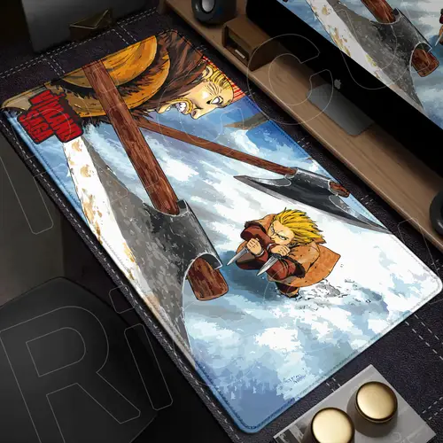 XXL Large Mousepad Vinland Saga 90x40CM Mouse Pad E-sports Gaming Keyboard Protector PC Accessories HD Computer carpet Desk Mat - Image 14