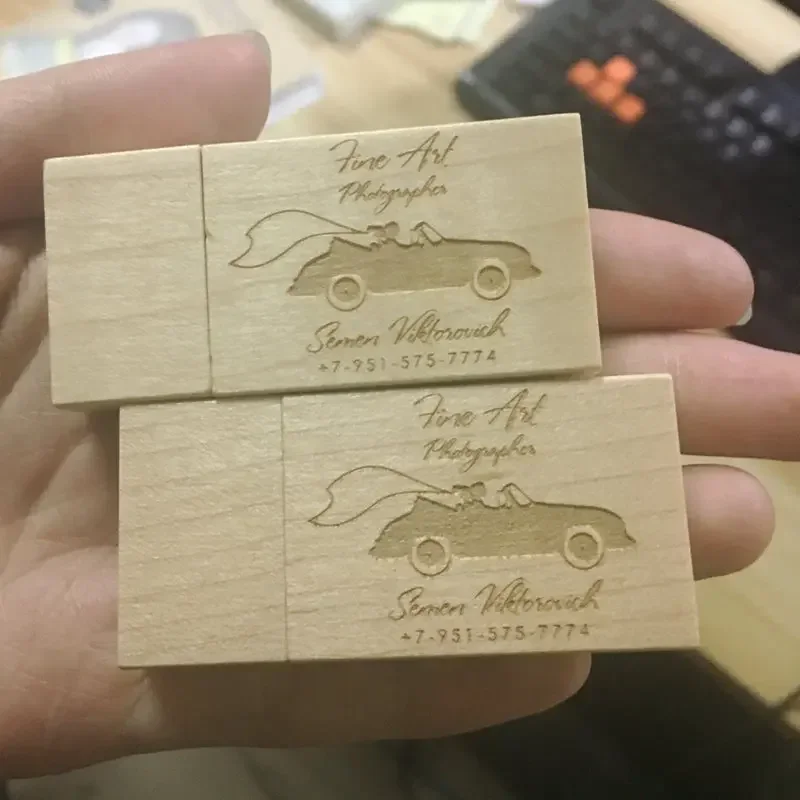 20pcs Customised Wooden Pen Drive USB Flash Drive flash drive