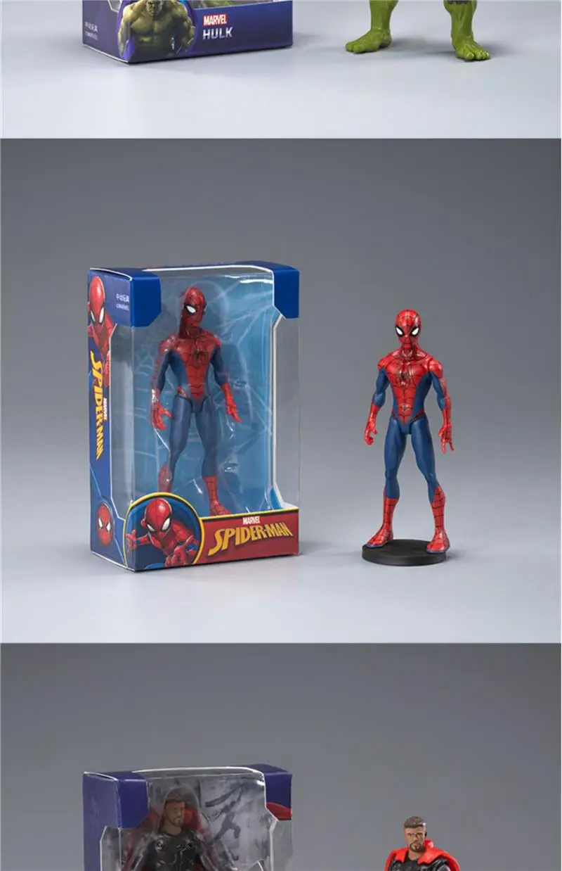ZD Toy Spider-Man BASE AGGREGATION GAMEPLAY Iron Man Miles Morales ELECTRO SPIDER GWEN Collection Infinity Saga Figur Spielzeug – Detail 25